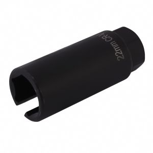 22mm Oxygen-containing Oxygen Vacuum Lambda Sensor Removal Socket Black Narrow Mouth Kit Car Tools 1/2 Drive 8mm Slot CR-V Steel