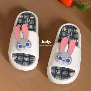 Fun Judy Nik Mens Slippers Soft Bottom Home Wear Animal Crossing Clogs Couple Matching Summer Slip-On EVA Home Shoes