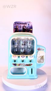 Frzen Vending Machine Automatic Simulation with Coins Drinks Pretend Play For kids toys for kids