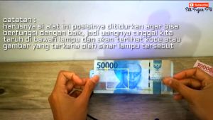 LAMPU MONEY DETECTOR M2018/M2019 LAMPU ALAT PENDETEKSI UANG PALSU