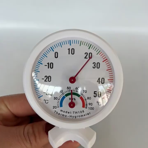 Thermometer Hygrometer Analog Jarum / Alat Pengukur Suhu Ruangan Thermometer Hygrometer Analog Thermometer Dinding Gantung