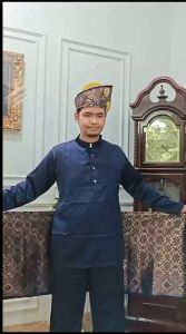 Set tanjak melayu/satu set sampin melayu terbaru/setelan sampin melayu dan tanjak riau terbaru