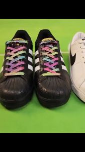 8mm No Tie Shoe Laces Press Lock Shoelaces Without Ties Elastic Laces Sneaker Kids Adult Widened Flat Shoelace for Shoes