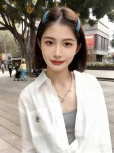 Blue BB Hair Clip Korean Style Elegant Girl Hair Accessories Side Card Popular Internet Celebrity Hair Decorations for Girls