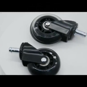 [SG In Stock]3 Inch Universal Mute Whee 5PCS/Set Office Chair Caster Wheels Replacement 60KG Swivel Rubber Soft Safe Rollers