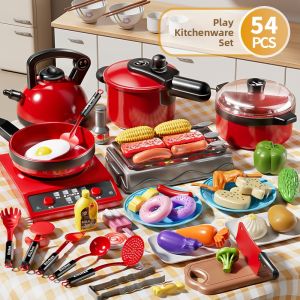 WANJUTEGONGDUI | Realistic Cooking Play Kitchen Toy Set for 3-6 Year Olds