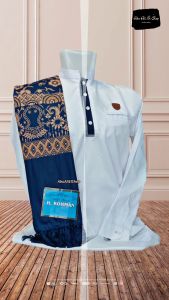 Sorban Batik Terompah Rasulalloh Motif Print Rayon Goyor Adem Lembut Anti Luntur Panjang 2 Meter