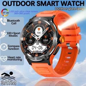 Smart Watch Outdoor Men GPS Motion Trajectory  1.53" HD AMOLED Screen Bluetooth Call Sports Waterproof Smart Watches