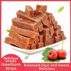 Sour and Sweet Hawthorn Fruit Preserve Made of Haws and Mulberry Handmade No Additives