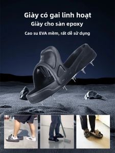 Giày Đinh Mềm Dùng Cho Lớp Phủ Sàn Epoxy Xi Măng Tự San Phẳng Chất Liệu EVA Mềm Size Lớn US - Dụng Cụ Sơn & Trang Trí