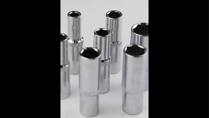 16PCS 8-24MM Long Box Deep Socket Impact Driver Torque Wrench Heavy Duty 6 Point Hexagonal CR-V Socket Automotive Tool