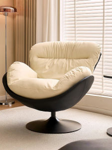 Modern Minimalist Rotating Lazy Sofa Single Person Sofa for Balcony Living Room Bedroom Home Use Leisure Chair Nordic Style