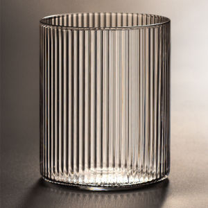 Creative Striped Glass Tumbler