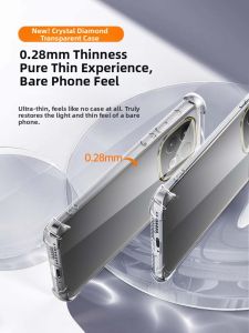 OUXUAN | Suitable for iQOO Z10 Turbo+ Slim Transparent Full-Coverage Anti-Shock Silicone Phone Case