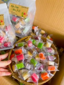 Túi 1KG - Kẹo dừa 9 vị thơm béo - Kẹo dừa bến tre - đồ ăn vặt