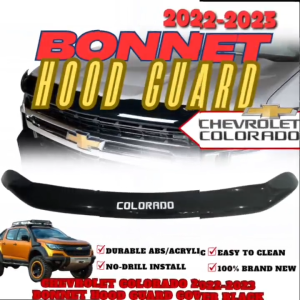 GECA HOOD GUARD BONNET COVER CHEVROLET COLORADO 2022-2023 BLACK (11990)