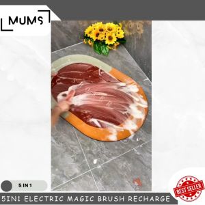 BMS - Sikat Electric sikat Elektrik Magic Brush 5 in 1 Electric Cleaning Brush recharge