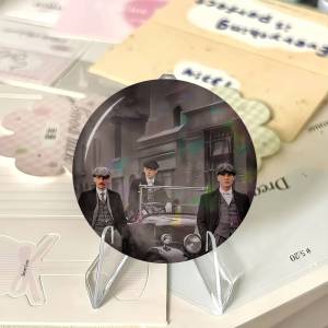 Mesuca | P-Peaky Blinders-Thomas Shelby Anime Creative Tinplate Soft Button Pins Animal Icon Brooch Lapel Backpack Badge Accessories Pin