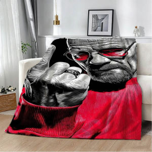 Bandai | 3D B-Breaking TV B-Bad Movie Series Flannel Blanket Soft Throw Blanket Art For Home Decor Bedroom Bed Sofa Picnic Fans Gifts