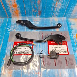 Black Paket 5item beat street handle handel kiri kanan set switch rem set dan per handle honda beat street beat new scoopy esp beat deluxe