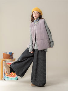 SHANGWEILUO | Bộ Đồ Mùa Đông Nữ Vintage Dày