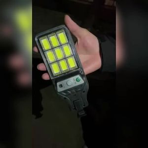 Solar LED Lights Outdoor With 3 Mode Waterproof Motion Sensor Security Lighting Wall Street Lamp for Garden Patio Path