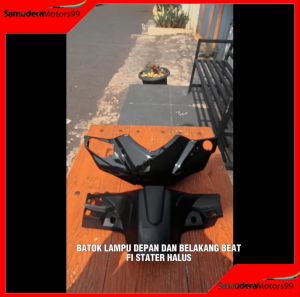 Batok Kepala Depan dan Belakang Hitam BEAT FI 2014-2016 STATER HALUS