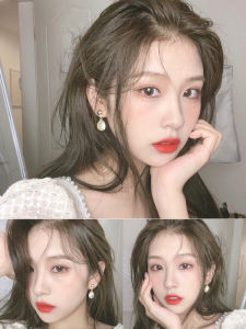 Misty Brown Qing Natural Plant-Based No-itch Hair Dye for Students Home Application Popular Hair Color Glossy Shiny Hair