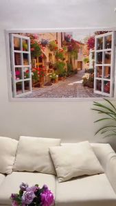 Tranh Đồng Quê Chất Liệu Decal Bóc Dán Không Thấm Nước - Phù Hợp Với Mọi Không Gian Tranh trang trí tranh treo tường tranh treo phòng khách tranh treo phòng ngủ tranh treo tường 3D tranh nghệ thuật tranh phong thủy - dq338