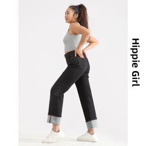HIPPIE MISS | Early Autumn Apple Shaped Plus Size Flared Jeans