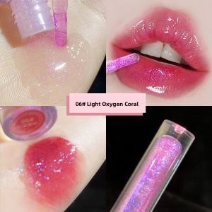 MONLEYTA | Transparent Glass Lip Gloss Women Moisturizing Long-lasting Lipstick Waterproof Lock Water Non-stick Cup Autumn Winter Official Flagship Store Authentic