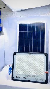 Đèn pha năng lượng mặt trời HC SOLAR LINGHT 300W Chống chói mắt Vỏ nhôm Đèn Led NLMT Tấm pin NLMT rời Ánh sáng trắng