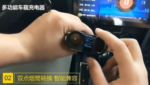 3.1A Dual Usb Car Charger 2 Port Lcd Display 12-24v Cigarette Socket Lighter Fast Car Charger Power Adapter Car Styling 120w Splitter Plug With Voltage Led