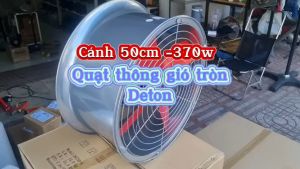 Quạt Thông Gió Đô Thị Deton DFC-5B Khung Kim Loại Cánh 50cm 220V 370W