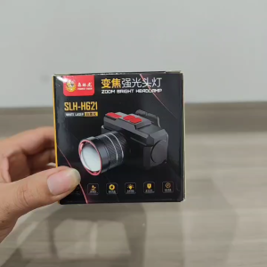 Đèn Pin Đội Đầu Siêu Sáng Zoom Xa Gần 621 Thiết Kế Có Thể Tháo Được Pin Choá Đèn Bằng Kim Loại Kèm Theo Pin