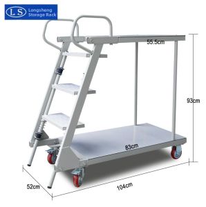 TONGGUMO | Portable Folding Work Platform Ladder Cart