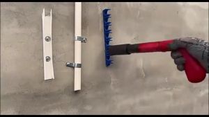 【ฟรี 100 เล็บ】เครื่องยิงตะปู แรงดันสูง ปล่อยตะกรันอัตโนมัติ ลดเสียงรบกวนทรงพลัง ใช้งานง่ายเพียงมือเดียว ยิงยึดคอนกรีต