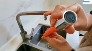 Kitchen Faucet Extension Hose Bathroom 360° Rotation Bending Faucet Extender Wash Basin Water Saving Tap Filter Extension Tube