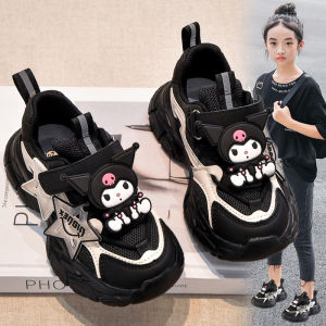 Bluefrogs Sporty Breathable Mesh Girls Shoes Anti-slip Rubber Sole Comfortable All-Season Footwear for Kids And Tweens