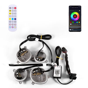 Angel Eyes DRL RGBW App control For BMW 3 Series G20 G21 320i 330i M340i 340iX Laser Headlight multicolor bluetooth 8737145