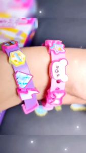 Kids 4PCS DIY Bracelet Beads and Blocks Wristband Adjustable Length Toys For Girls Boys Gifts