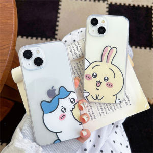 Cartoon Ussachi Gyiikaawaii Show Love Couple Phone Case for  16Pro 15Promax 14 Transparent Silicone 13 Soft 12/11/XR Anti-Fall Cute 76