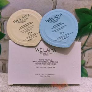 Cặp dầu gội xả phục hồi đa tầng Weilaiya nấm Truffle chăm sóc tóc khỏe mượt mà mềm mướt với hương thơm ngát mọi lúc mọi nơi