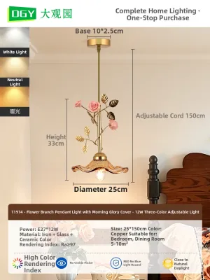 DGY | Creative French Style Pendant Light for Various Settings