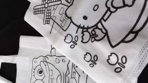 Paket 50 Pcs Tas Spundbond Ukuran 30x40x75 CM melukis anak