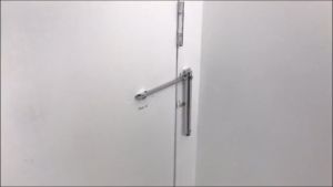 Stainless Steel Automatic Adjustable Door Closer Easy Rebound Heavy Duty Hinge Spring Silent Mounted Door Closing Device