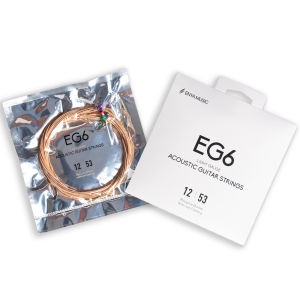 สายกีตาร์ Enya-สายกีตาร์กีตาร์โปร่ง-สำหรับ6 Gitar Senar-ฟอสเฟอร์บรอนซ์-เคลือบป้องกันสนิม-มิเตอร์วัดแสงไฟ-EG6(0.12-0.53)