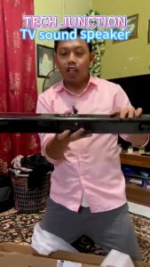 80CM TV Speaker Soundbar Speaker Bluetooth 5.0  with Stereo 4D  For PC Home With USB | Laptop Audio | Radio AUX Supports SD Card Subwoofer Speaker Box