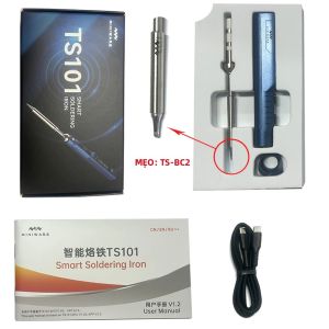 Bút Hàn Điện Công Suất Cao MINIWARE TS101 Có Màn Hình Kỹ Thuật Số Gia Nhiệt Bên Trong Dùng Cho Sửa Chữa Gia Đình