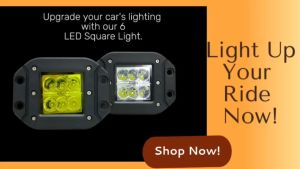 CPA 6LED SQUARE WHITE OR YELLOW 60W-JG